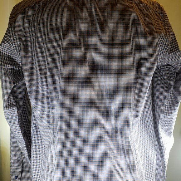 ETON Of Sweden, NWOT,  Multi colored check, Size 16.5/42 Contemporary Fit - Picture 8 of 9